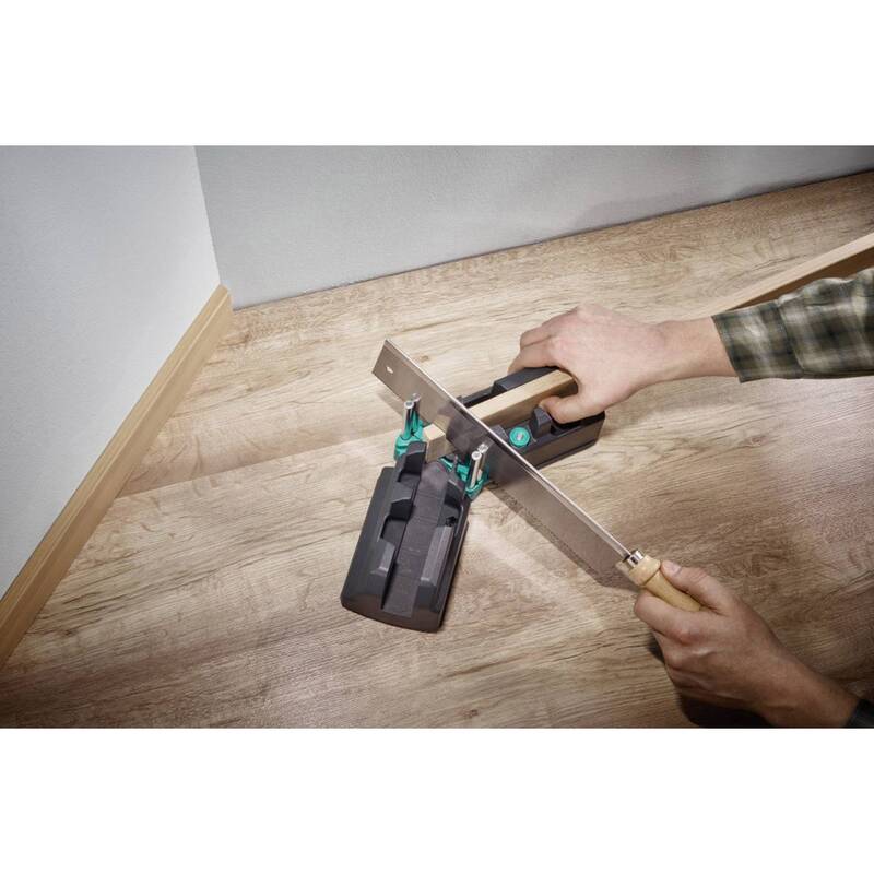 Wolfcraft Schneidlade Gehrungssäge Präzisionswerkzeug mit Führungspins 660g - 4006885694828