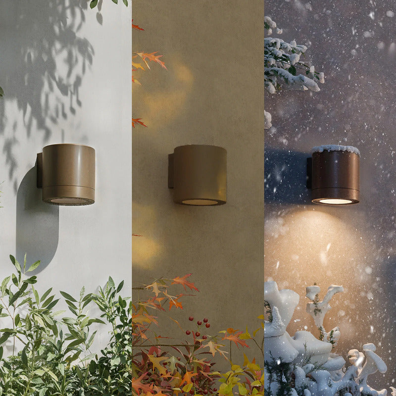 Philips Außenwandleuchte Fylx LED Gartenlampe Wandleuchte dimmbar braun IP44 - 8721103104939