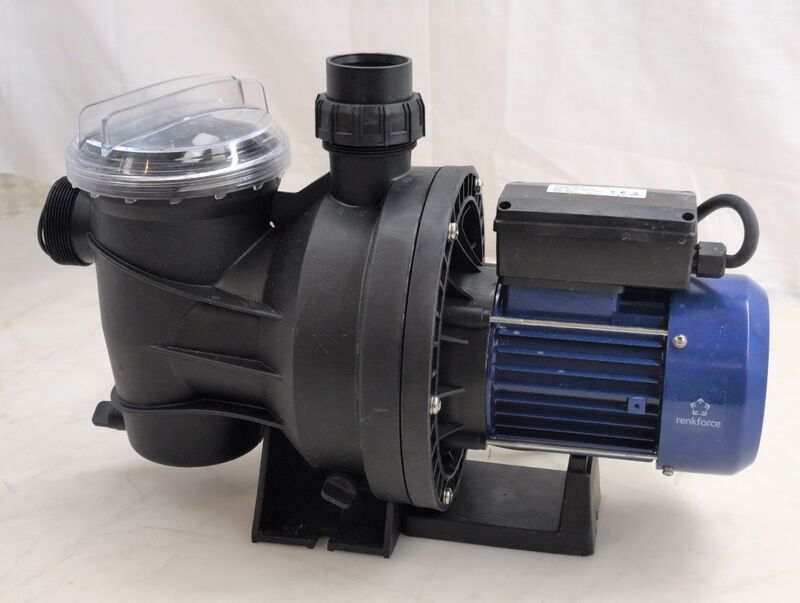 Renkforce Poolpumpe 23000l/h 16m Heizkörper Handtuchheizkörper 1200W IPX4 11kg - 4064161151366