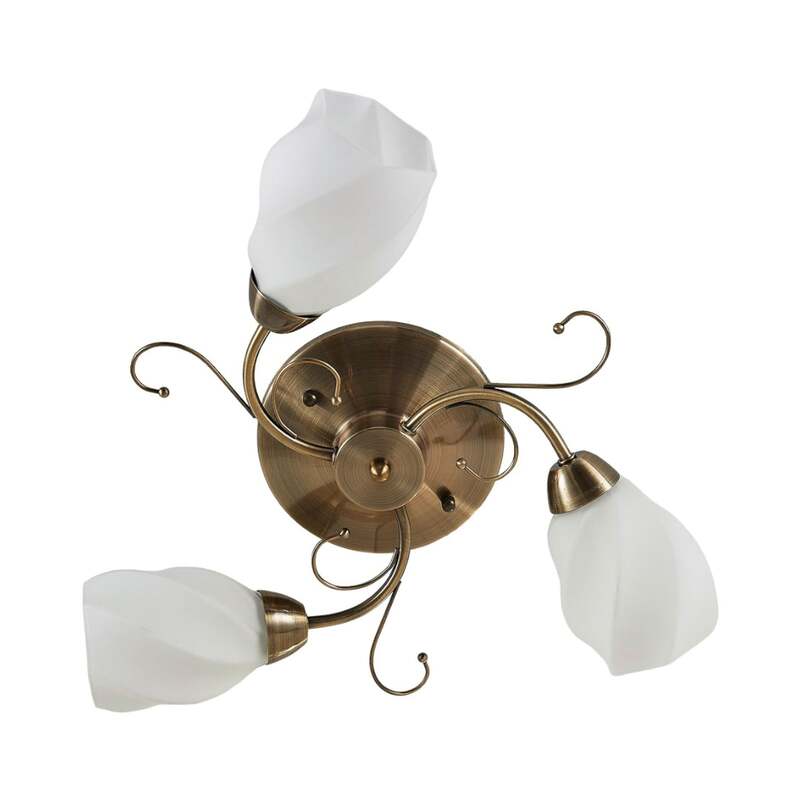 Lindby Deckenlampe Amedea LED Lampe Leuchte dimmbar altmessing Ø55cm 3-flammig - 4251096516999