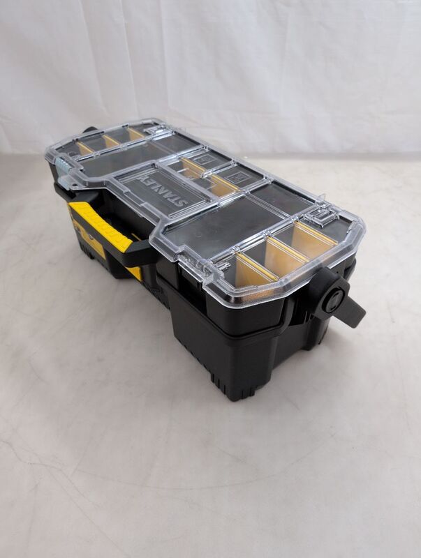Stanley Werkzeugkoffer unbestückt Werkzeugbox schwarz Kunststoff 670x320x251mm - 3253561975141