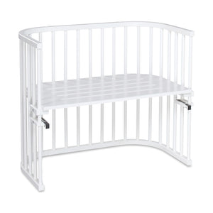 D-Ware babybay Beistellbett Kinderbett Babybett Maxi Liegefläche weiß Buchenholz Bett