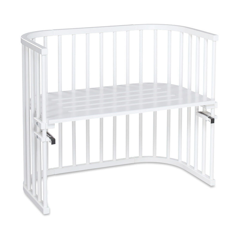 babybay Beistellbett Kinderbett Babybett Maxi Liegefläche weiß Buchenholz Bett - 2000527705301