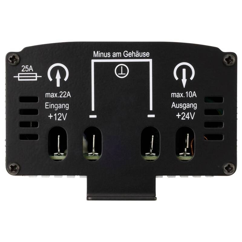Voltcraft DCDC Wandler Spannungswandler Stepup VC16970860 12V 24V 10A 1 Ausgang - 4064161471846