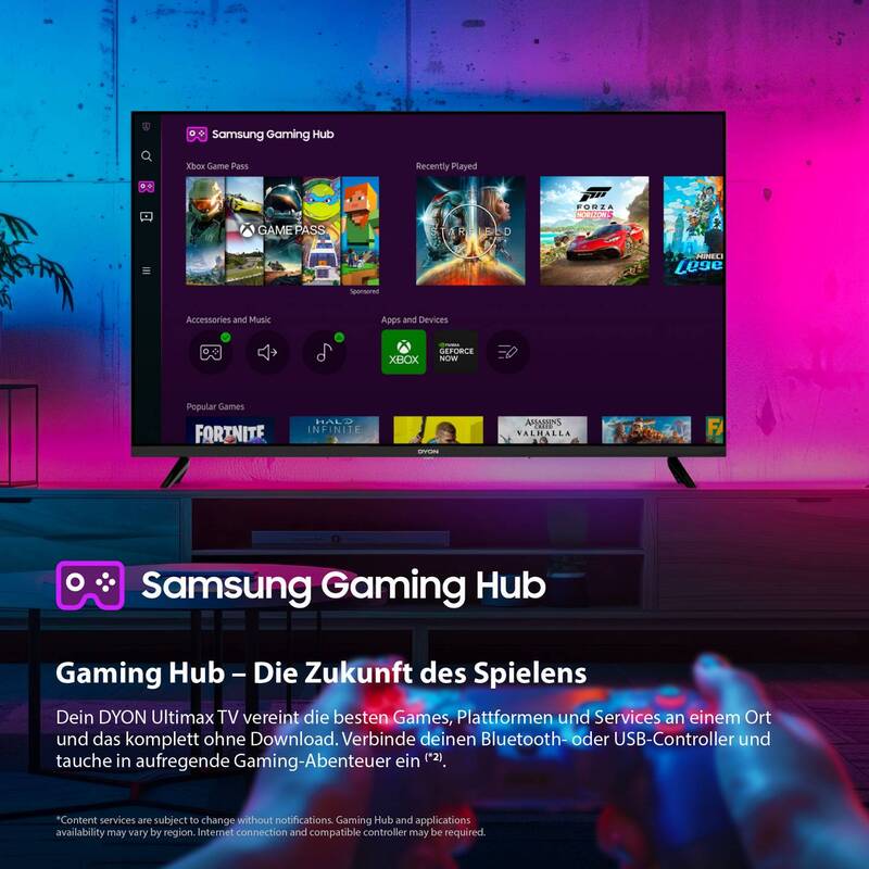 Dyon LED-TV 40 Zoll Ultimax 40F-TI Smart TV Flachbildschirm WLAN 3xHDMI 2xUSB - 4260552544506