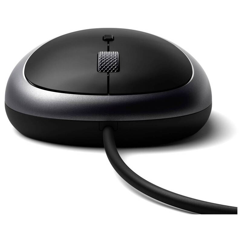 Satechi C1 Maus Kabelgebunden Infrarot 3200 dpi Beleuchtet Ergonomisch Anthrazit - 0879961009564