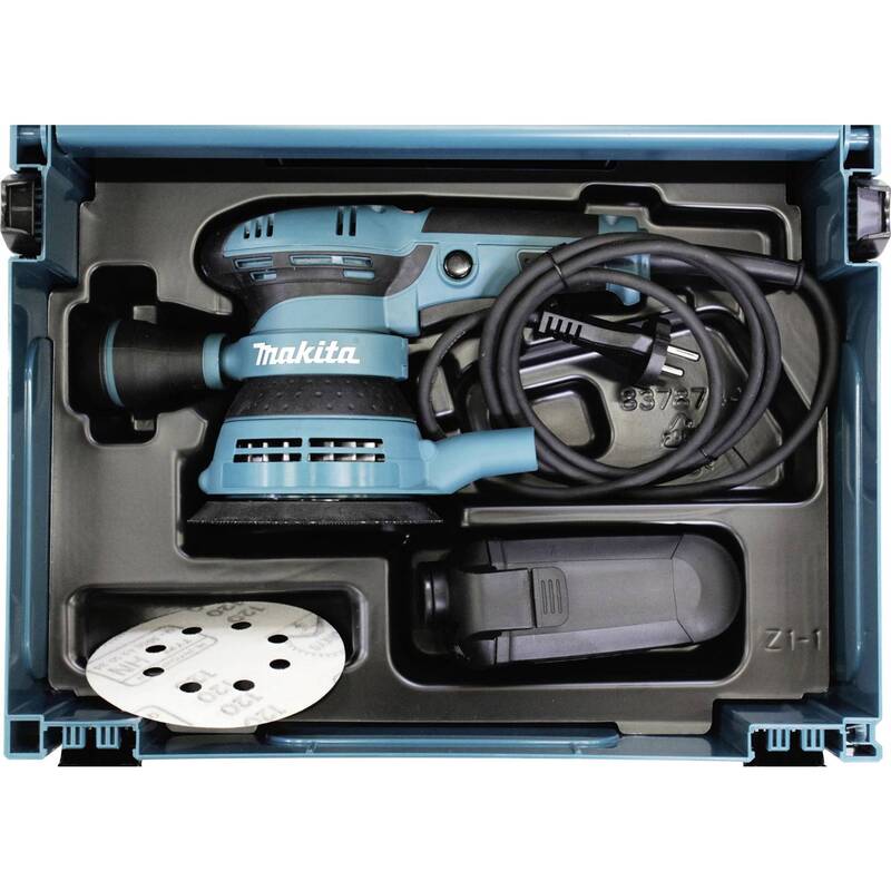 Makita Exzenterschleifer BO5041J 300W Schleifmaschine 125mm Handwerkzeug leicht - 0088381653428