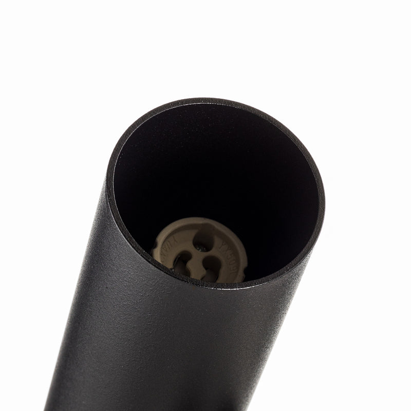 Wandleuchte Tube up/down schwarz LED Wandlampe dimmbar Stahl 30cm 2x40W IP20 - 5903282730182