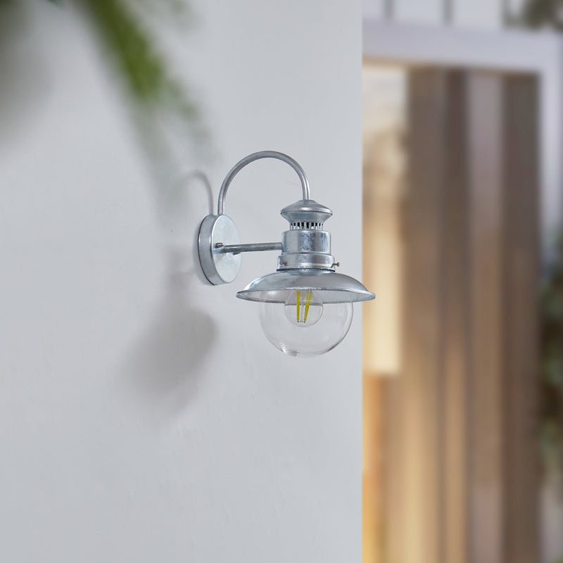 Lindby Außenwandleuchte Celinor LED Gartenlampe Wandleuchte dimmbar silber - 4251911786750