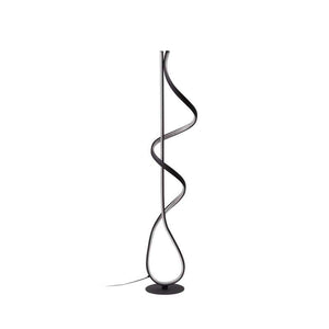 B-Ware Lucande Stehleuchte Standlampe Led Rodado Schwarz Beleuchtungskunst Aluminium183