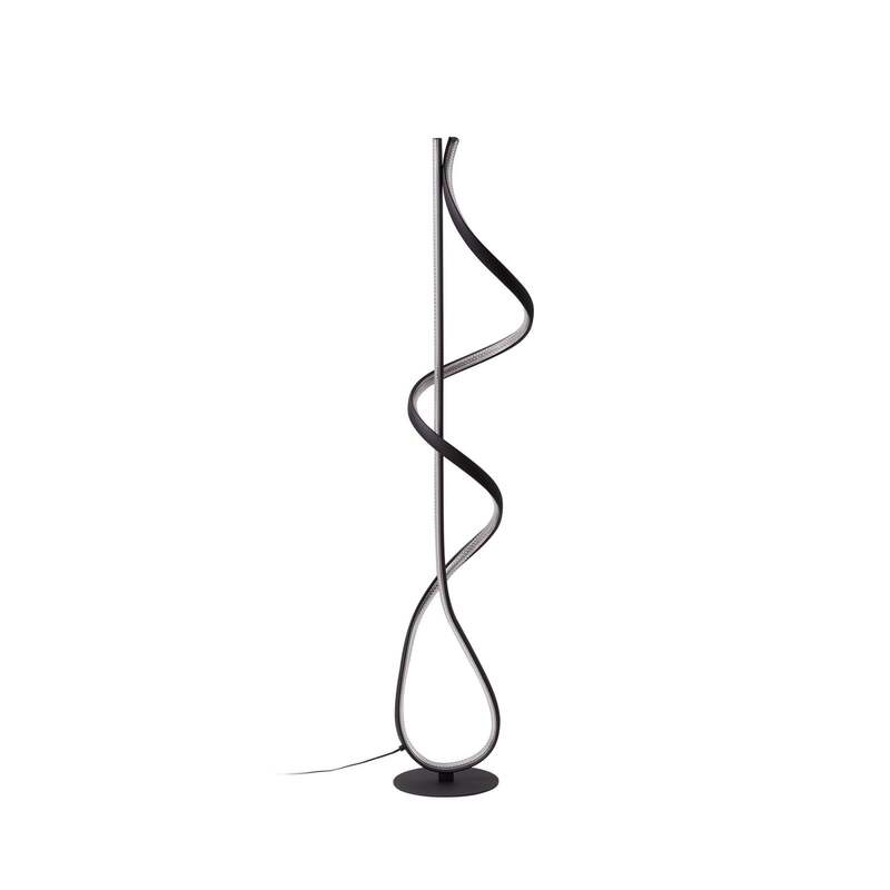 Lucande Stehleuchte Standlampe LED Rodado schwarz Beleuchtungskunst Aluminium183 - 4251911795004
