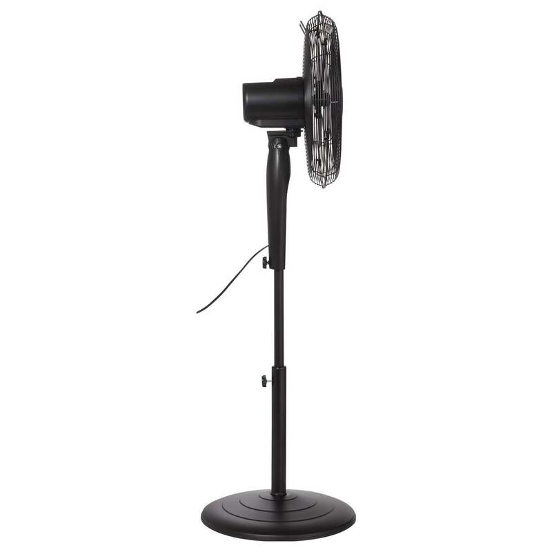 Sygonix Standventilator Ventilator höhenverstellbar mit Fernbedienung schwarz - 4064161489438