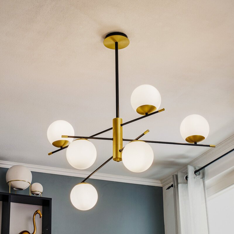 Maytoni Hängeleuchte Nostalgia Deckenlampe Pendelleuchte Lampe Leuchte E14 gold - 4251110028361