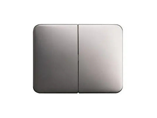 Busch Jaeger Wippe Schalter Taster Serienschalter Alu Platin zweiteilig 10 STÜCK - 4011395126509