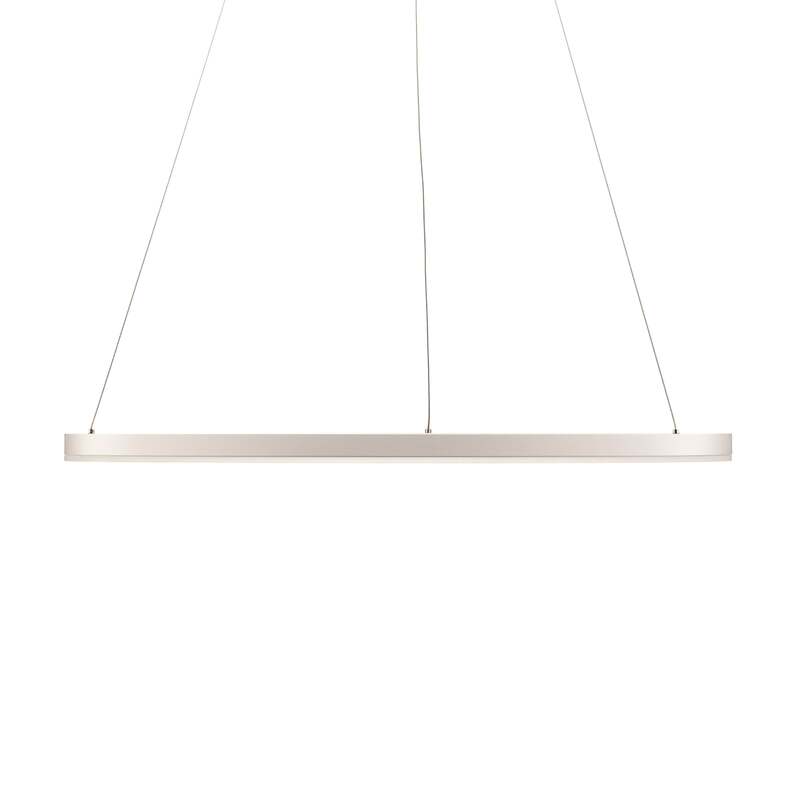 Arcchio Pendelleuchte Hängelampe LED Albiona Weiß Acryl Metall Baldachin 80cm22 - 4251911750454