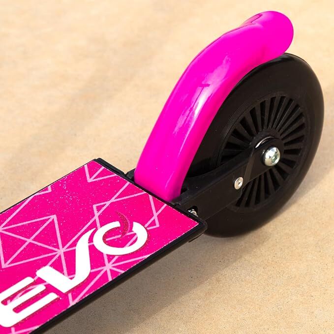 EVO Scooter Faltbar Pink Kinderfahrzeug 2-Rad höhenverstellbar ABEC-5 65x32x76cm - 5050843824719