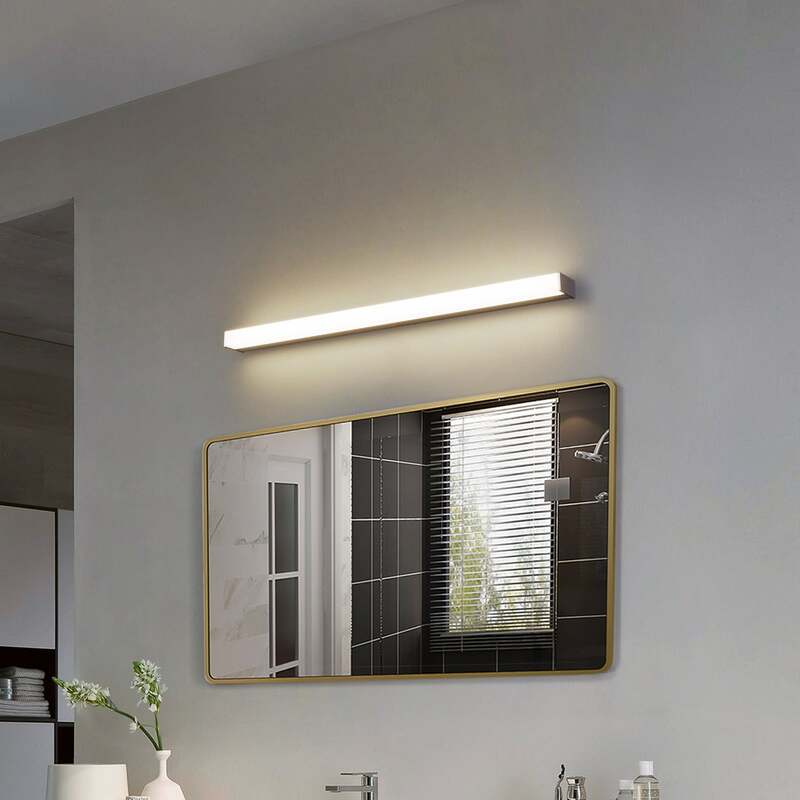 Lindby Wandlampe Wandleuchte LED Philippa Aluminium Acryl IP44 eckig alufar680 - 4251911795875