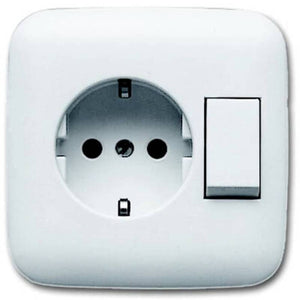 B-Ware ABB FI-Schutzschalter Leitungsschutzschalter 1polig 16A 250V RCD weiß 81x81x32mm