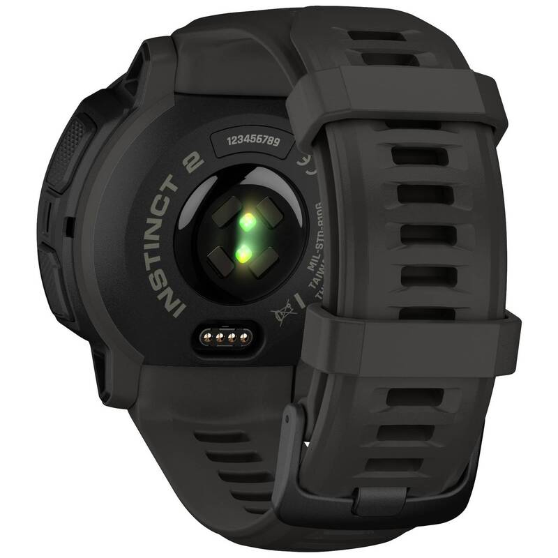 Garmin Sportuhr Fitnessuhr Instinct 2 GPS Smartwatch grau 28 Tage Akkulaufzeit - 0753759278786