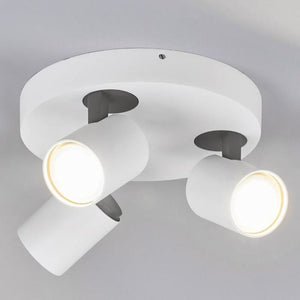 B-Ware Lampenwelt 3-flammiges LED-Deckenrondell Deckenlampe Lampe Leuchte Decke Sean