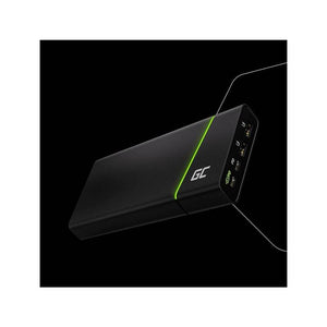 B-Ware Green Cell Powerbank 26800 mAh Quick Charge 3.0 USB PD LiPo Schwarz 4 Anschlüsse