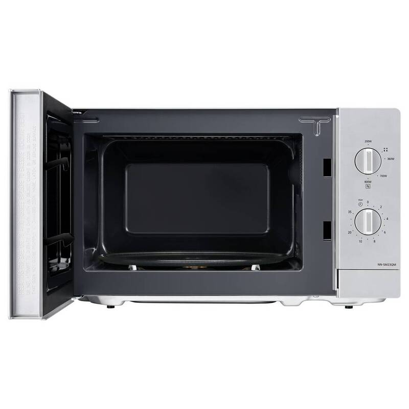 Panasonic Mikrowelle Ofen Grillfunktion Kombi Silber Kompaktgerät 800W 20L 329 - 5025232965939