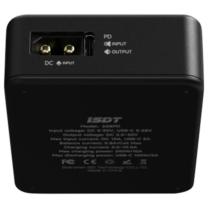 ISDT 608PD Smart Ladegerät 240W 10A für LiPo LiIon LiFe Akkus kompakt 85g - 4064161334233