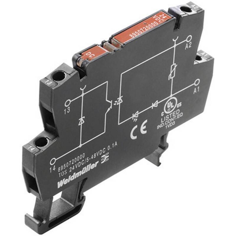 20 STÜCK Weidmüller Optokopplerrelais Relais 8950720000-1 48 VDC 0.1 A - 2050001361028