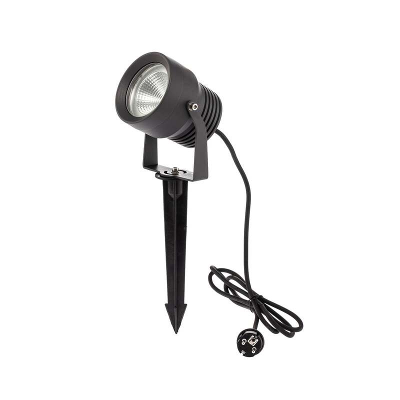 Lucande Außenstrahler Außenleuchte Irina LED warmweiß 2m Kabel Leuchte Lampe - 4251096538021