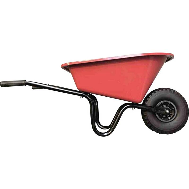 FORT Kinderschubkarre Gartenwagen Rot 10kg Tragkraft Polypropylen 930x425x450mm - 8711755356060