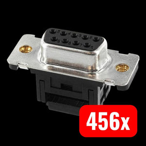 456x B-Ware Econ connect D-SUB Buchsenleiste 90° 15-polig Schneid-Klemm 2-reihig 1 St.