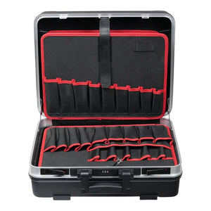 B-Ware STIER Werkzeugkoffer Werkzeugbox Set schwarz ABS Kunststoff 475x385x190mm leer