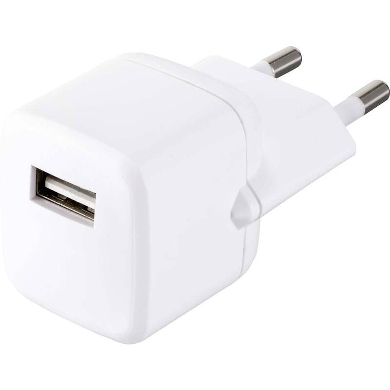 VOLTCRAFT USB Ladegerät Ladestecker USB-A Netzteil UC-1AXX001 Weiß 12W 4 STÜCK - 4064161091013