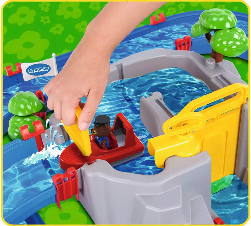 AquaPlay Mountain Lake Spielset mit Booten und Figuren für Kinder ab 3 Jahren - 57371010