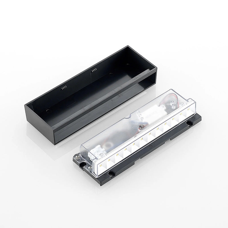 Lindby Außenwandleuchte Jarte LED Gartenlampe Wandlampe grau IP65 24cm 400Lumen - 4251096580440