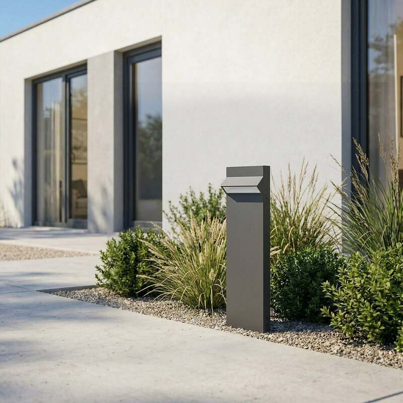 Arcchio Wegeleuchte Gartenleuchte Vonar LED anthrazit 50cm Höhe 7,8W IP65 1405lm - 4255830910142