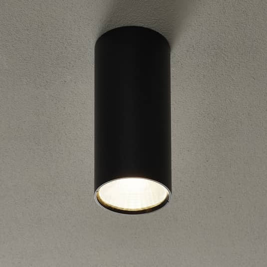 Lucande Takio LED-Downlight Wandlampe Wandleuchte 2700K Ø10cm schwarz - 4251096576955