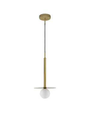 B-Ware Nova Luce Pendelleuchte Hängeleuchte PIELO Gold G9 LED dimmbar 150x22 cm Lampe