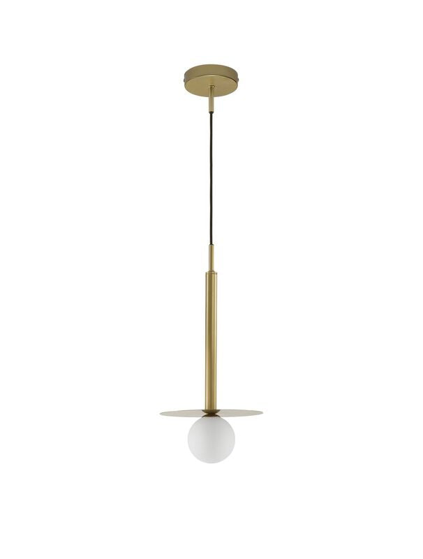 Nova Luce Pendelleuchte Hängeleuchte PIELO Gold G9 LED dimmbar 150x22 cm Lampe - 5212017435361