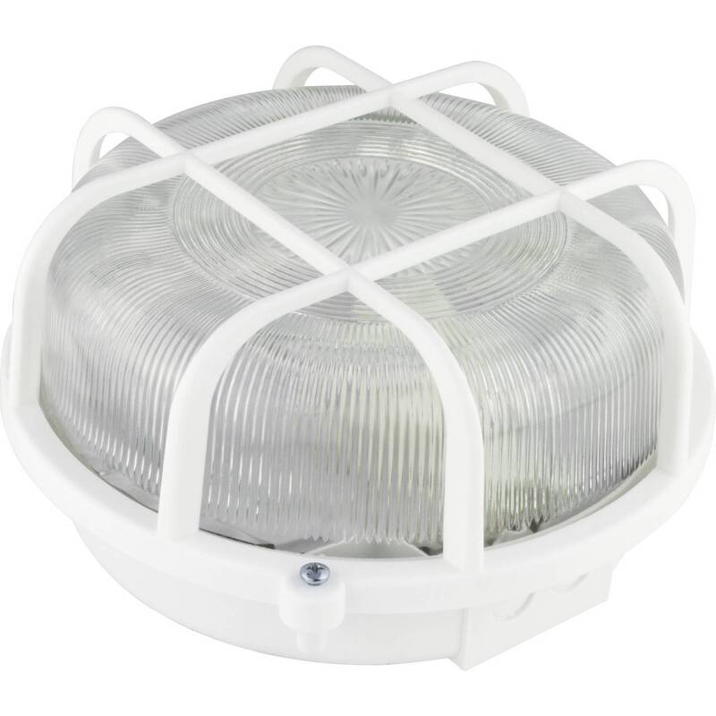 REV Feuchtraumleuchte Rund 7W LED E27 warmweiß IP44 Badezimmerleuchte 200mm - 4006341717931