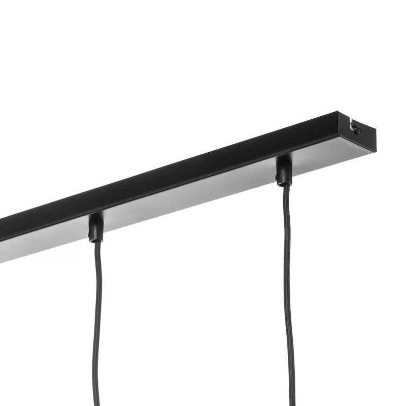 Euluna Hängeleuchte Rif 4 Pendelleuchte Deckenlampe linear 4-flammig E27 schwarz - 5907554415081