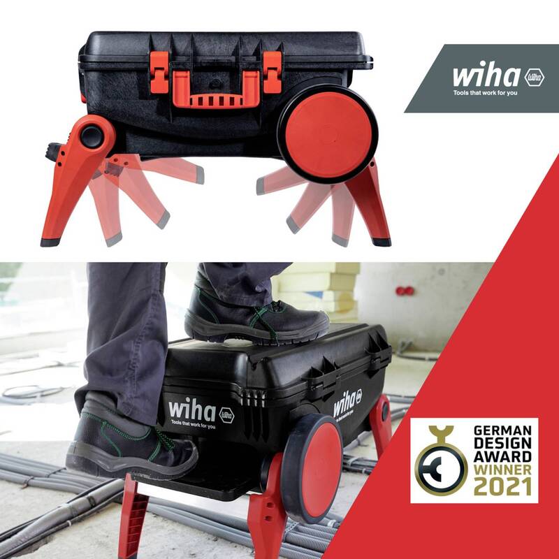 Wiha Werkzeugkoffer Handwerker 104-teilig Profi Set Elektriker schwarz 680x497mm - 4010995441289