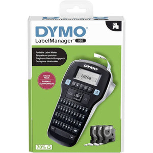 B-Ware DYMO Beschriftungsgerät LabelManager 160 AZERTY Etikettendrucker D1 6-12mm