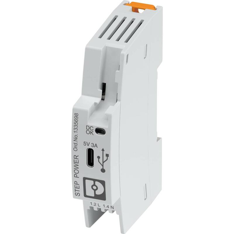 Phoenix Contact STEP3-PS/1AC/5DC/3/PT/USB-C Hutschienen-Netzteil 5V 3A - 4063151635381
