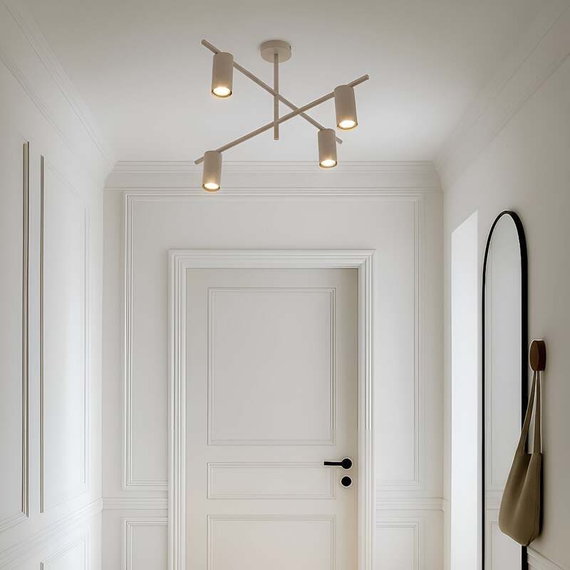 Lindby Deckenleuchte Lampe Marilou beige 4-flammig Deckenbeleuchtung - 4251911792164