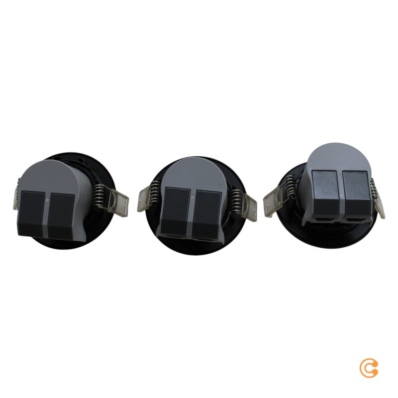 Nordlux LED-Deckeneinbauspot Freemont Deckenlampe Deckenleuchte 3er Set schwarz - 5701581415881