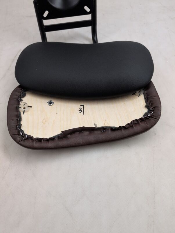 hjh OFFICE Barhocker Tresenhocker DISC HIGH Kunstleder schwarz 69-82cm - 4064323035893