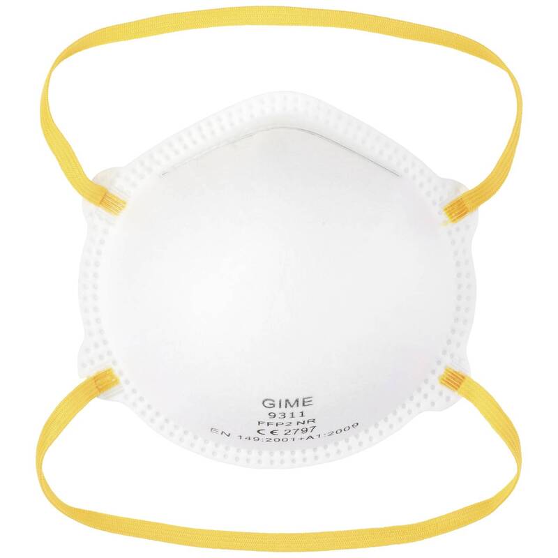 Gime Feinstaubmaske FFP2 Maske Atemschutzmaske Staubmaske Schutzmaske 320 STÜCK - 4064161216584