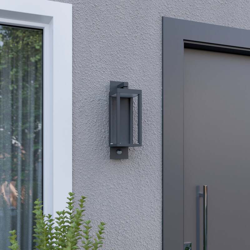 Lucande Außenwandleuchte Ferdinand LED Gartenleuchte mit Bewegungsmelder - 4251096541168