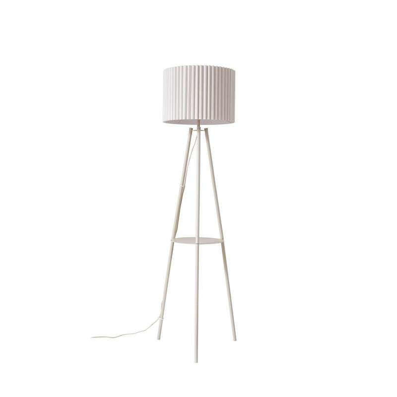 Lindby Stehlampe Libbie LED Leuchte Dreibeinlampe cremefarben 155cm Höhe 40cm - 4255830903687